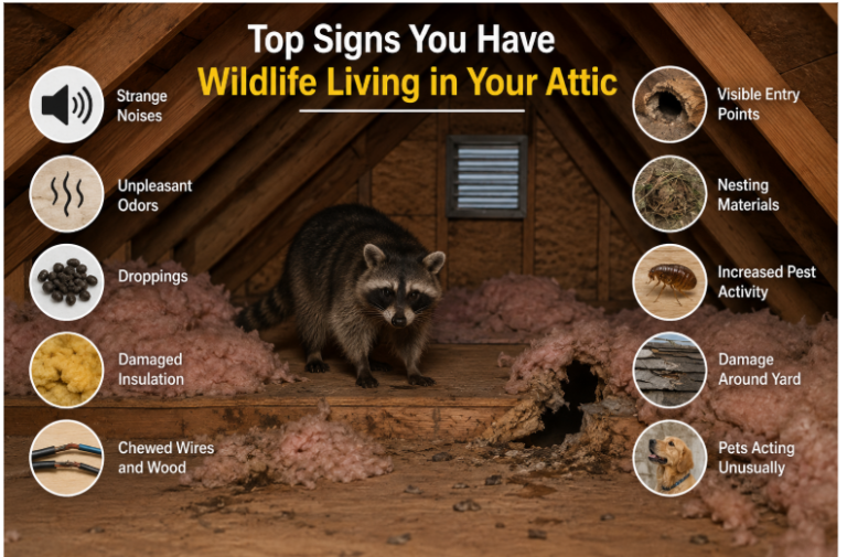 Top Signs You Have Wildlife Living in Your Attic